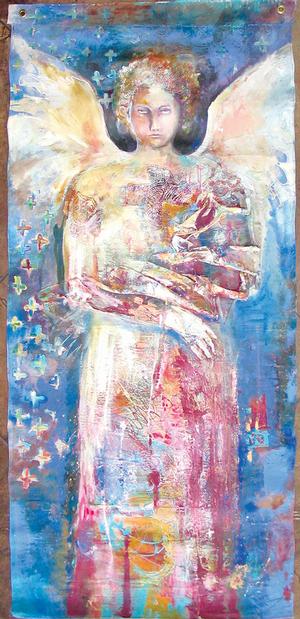 Works by Virginia Williamson, includingthis painting titled All Dressed Up, go on display today at the Cantrell Gallery. An opening reception for the "Changing Visions" exhibit is 6-8 p.m. today.