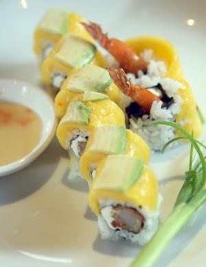 The Hawiian Roll at the Sushi Cafe on Kavanaugh Blvd. in Little Rock. 