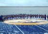 Members of the Whaler football team in Alaska.