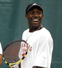 Arkansas tennis player Blake Strode.