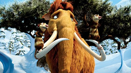 mammoth-ellie-queen-latifah-and-the-possum-comedy-team-of-crash-seann-william-scott-and-eddie-josh-peck-in-ice-age-dawn-of-the-dinosaurs
