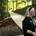 Crystal Bridges Associate Director Sandra Edwards speaks during an opening ceremony for The Crystal ...