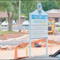 Work continues on the road that will connect South 12th and 13th streets in Rogers and help cut down...