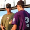 Former Houston Astros slugger Craig Biggio signs an autograph for Chris Keaton Wednesday July 29, 20...