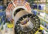 The magnet core of the large Hadron Collider particle accelerator near Geneva is shown in this photo.