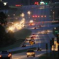 Traffic flows north and south Sunday along North College Avenue through the intersection at Joyce Bo...