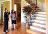 Dorothy Willoughby of McKay and Co., right, shows a home along LaMarche Blvd. to Jammie Neill-Ziller in west Little Rock Tuesday afternoon.