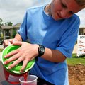 <b>Bug juice</b>
Brenndan Fuchs, 11, of Pea Ridge poured a glass of cherry Kool-Aid for a customer ...