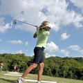 <b>Practicing for perfection</b>
Gail Meyer worked on her golf game at the Tanyard Creek Practice C...