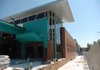 Workers are beginning construction on the interior of the new district court building at the intersection of Church Avenue and Rock Street south of the Fayetteville downtown Square. 