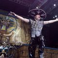 Bruce Dickinson of Iron Maiden performs in Mexico.