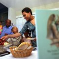 The Robinson family of Clinton Township, Mich., stayed home yet traveled the world, thanks to dinner...