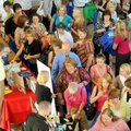 Bentonville School District teachers and staff crowded into the Bentonville High School North Buildi...