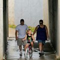 <b>Down under</b>
Ronnie and Guylene Head followed their daughter, Myranda, 8, as she rode through ...