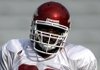 Arkansas defensive lineman Lavunce Askew is trying to stay on Coach Bobby Petrino's good side after getting into trouble during the off-season.
