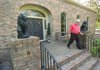 Realtor Rodney Rodgers, with Wilson-Rodgers & Associates, leaves a house at 4901 Stevens Drive in Pine Bluff. The owners of the house have dropped the price from $619,000 to $495,000.