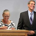 Alice Walton introduced Don Bacigalupi as the new director of the Crystal Bridges Museum of American...