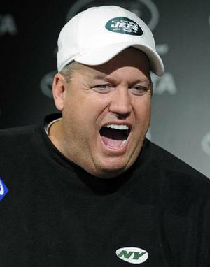 New York Jets Coach Rex Ryan isn't intimidated by the New England Patriots' Super Bowl record.