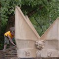 <b>King of the castle</b>
Logan Fletcher, 6, climbs the castle Tuesday at Wilson Park in Fayettevil...
