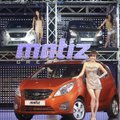 The GM Daewoo Auto & Technology Co.'s Spark minicar is unveiled Wednesday in Seoul, South Korea.