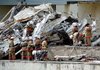 Rescue workers examine the Sayano-Shushenskaya hydroelectric plant after an explosion Monday in southern
Siberia in this photo released Thursday.