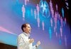 Andrew House, president of Sony Corp.'s game unit in Europe, introduces the new Sony Playstation 3.