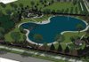 Construction breaks ground on Orchards Park, shown below in an artist rendering, on Wednesday.  The 16-acre park will serve as the city's first passive recreation park, positioned between Memorial Park and Crystal Bridges Museum of American Art, setting it up to become the poster park of the city for decades to come.