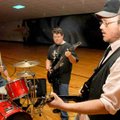 <b>More space to pray and play</b>
Matt Silano, from left, Lindal Edmondson and Josh Everett rehear...