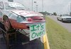 A sign signals the end of the "cash for clunkers" rebate program Monday afternoon at the Superior Nissan dealership on North College Avenue in Fayetteville.