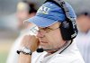 Coach Keopple completes his first spring practice at Wilkins Stadium on Thursday night.