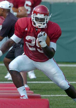 Arkansas running back Broderick Green could share carries with as many as four or five other tailbacks this season for the Razorbacks.

