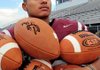As one of two returning starters to the offense, Siloam Springs junior receiver Chris Villasenor figures to have a bigger role this season. Daily Record photograph by Sarah Nader

