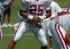 Freshman Terrell Williams has moved to the top of the depth chart at weakside linebacker following Saturday's scrimmage.