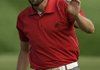 Sergio Garcia, who wasn't eligible for the PGA Tour playoffs last week, shot a 6-under-par 65 Thursday and shares the lead at The Barclays.