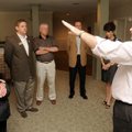Circle of Life Medical Director Steve Thomason, M.D., right, led a group of citizens and community l...