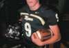 Bentonville senior Hayden Boydston is a starter at tight end and the team's punter.  During the summer he also earned a starting spot at outside linebacker.  "I told him where to line up and what to do," outside linebackers coach Rob Coleman said.  "He took to it right off the bat and did a good job for us. ... He'll hit you and that's what you look for."