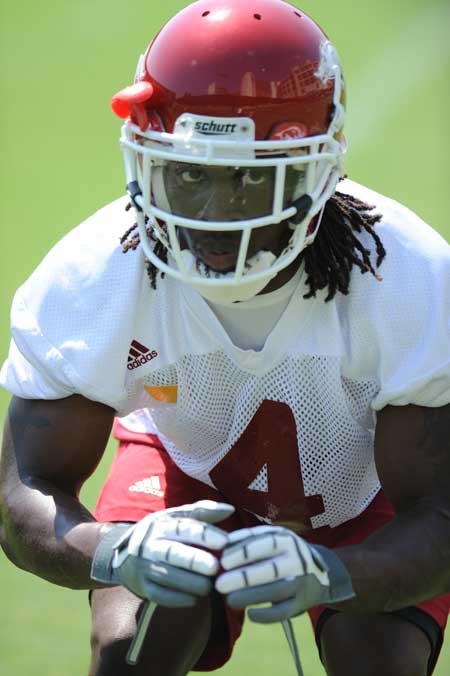 Arkansas junior defensive back Rudell ...