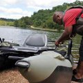 <b>Packing up</b>
Mario Garcia of Bentonville packed up his pontoon boat after he successfully caug...