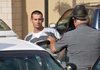 Clifford Dale Casteel leaves the Benton County Courthouse Annex after a bond hearing Monday. 