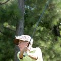 Sharon Wilson tees off on No. 10 Tuesday during the first round of the Fayetteville Country Club's S...
