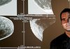Jim Hardwick, senior software engineer for TechniScan, a Utah technology company, shows images from a new type of breast ultrasound that enables doctors or technicians to detect breast cancer more efficiently.