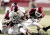 Arkansas' defense surrendered just 205 yards of total offense to Missouri State on Saturday at War Memorial Stadium in Little Rock.