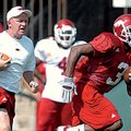 Sophomore receiver Joe Adams will be among the players stepping up now that Lucas Miller and London ...