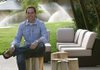 Jay Howard, I.O. Metro CEO, sitting in his favorite space outside his home Wednesday.