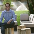 Jay Howard, I.O. Metro CEO, sitting in his favorite space outside his home Wednesday.