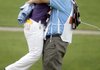 Jiyai Shin celebrates after sinking a birdie putt on the 15th green to win a playoff at the Northwest Arkansas Championship in Rogers.