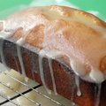 Key lime glazed pound cake