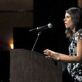 Mia Hamm delivered a message of strength and determination at the end of Tuesday's activities at the...