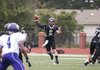 Harding quarterback Josh Powell (5) completed 31 of 57 passes for 367 yards and 2 touchdowns in Saturday's 49-41 triple-overtime victory over Southwest Baptist.