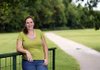Melinda Worthington in her favorite space, the trail around Bella Vista Lake, Thursday, August 20, 2009 in Bentonville.